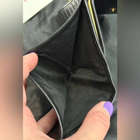 Celine vintage Paris black leather wallet - Picture 8 of 10